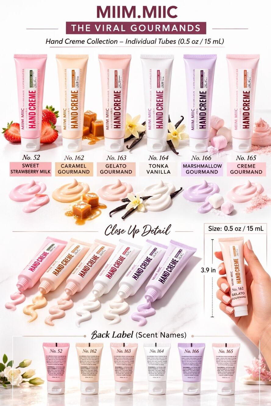 MIIM.MIIC The Viral Gourmands Hand Creme Collection